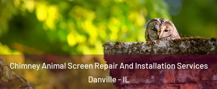  Chimney Animal Screen Repair And Installation Services Danville - IL
