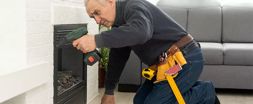 New Indoor Fireplace Installation in Danville, Illinois