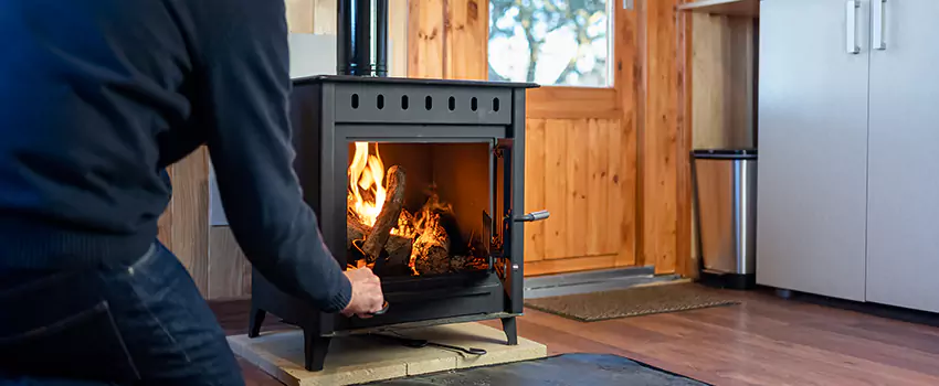 Open Hearth Wood Fireplace Installation in Danville, IL