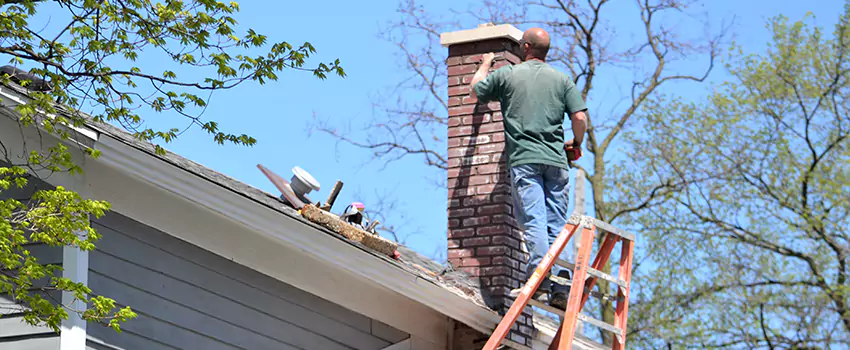 Vinyl and PVC Chimney Flashing Installation in Danville, IL