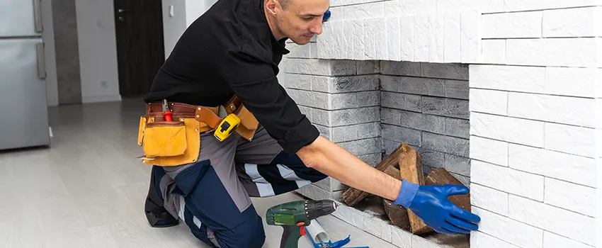 Fireplace Damaged Damper Frame Repair Services in Danville, Illinois
