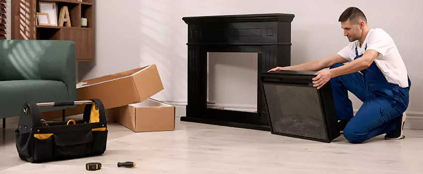 Old Rusted Metal Fireplace Repair And Replacement in Danville, IL