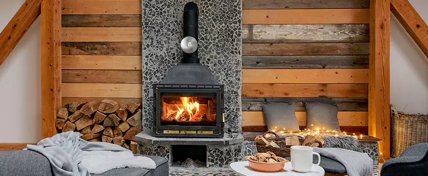 Thelin Hearth Products Direct Vent Gas Stove Fireplace Inspection in Danville, Illinois